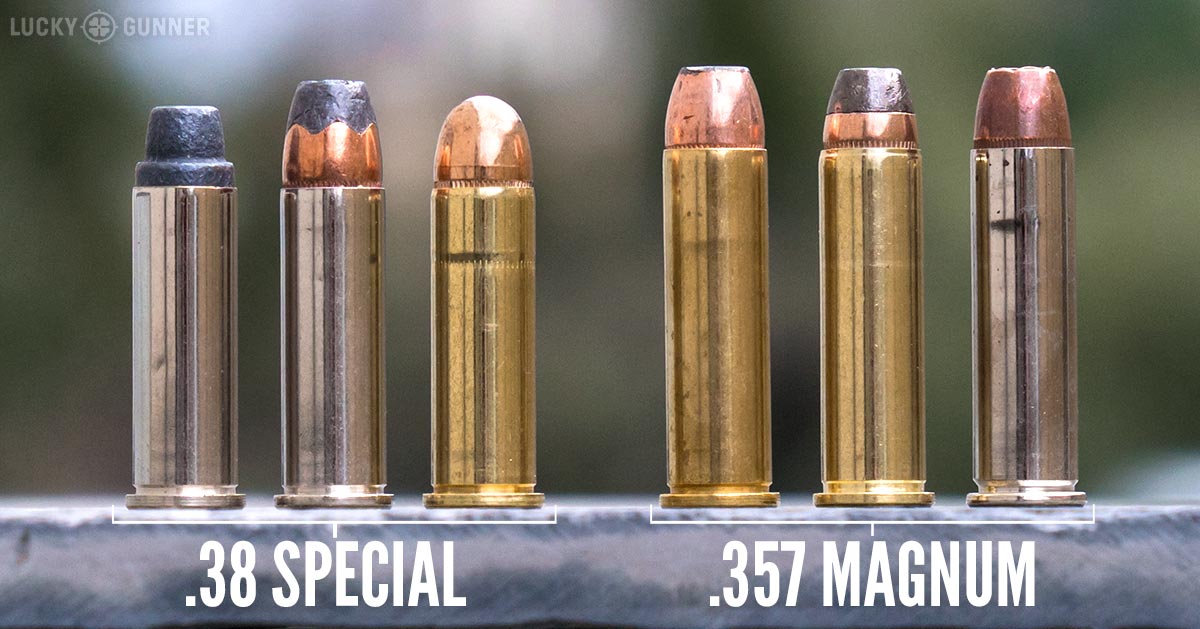 .38 Special and .357 Magnum size comparison