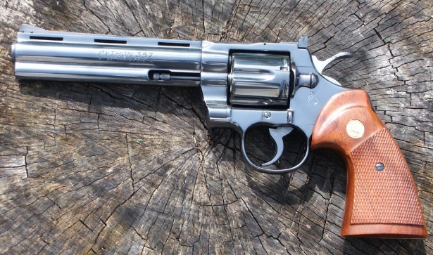 A photo of a 6 inch Colt Python