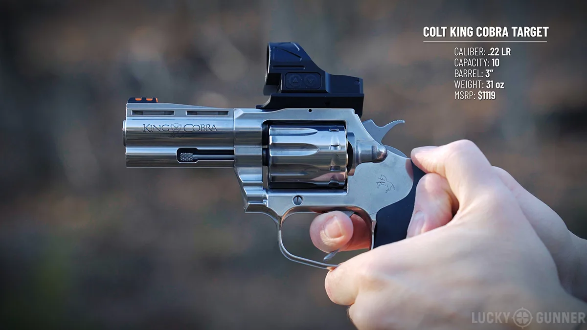 Colt King Cobra Target .22 LR Review: 3-Inch Model Accuracy & Range Test