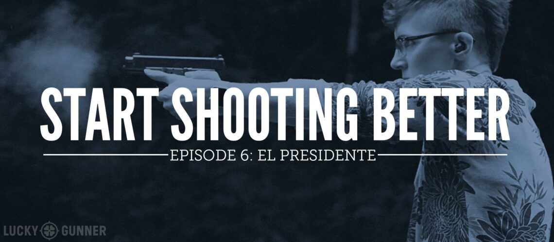 Melody shooting the el presidente drill