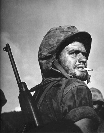 WWII Marine with M1 Carbine